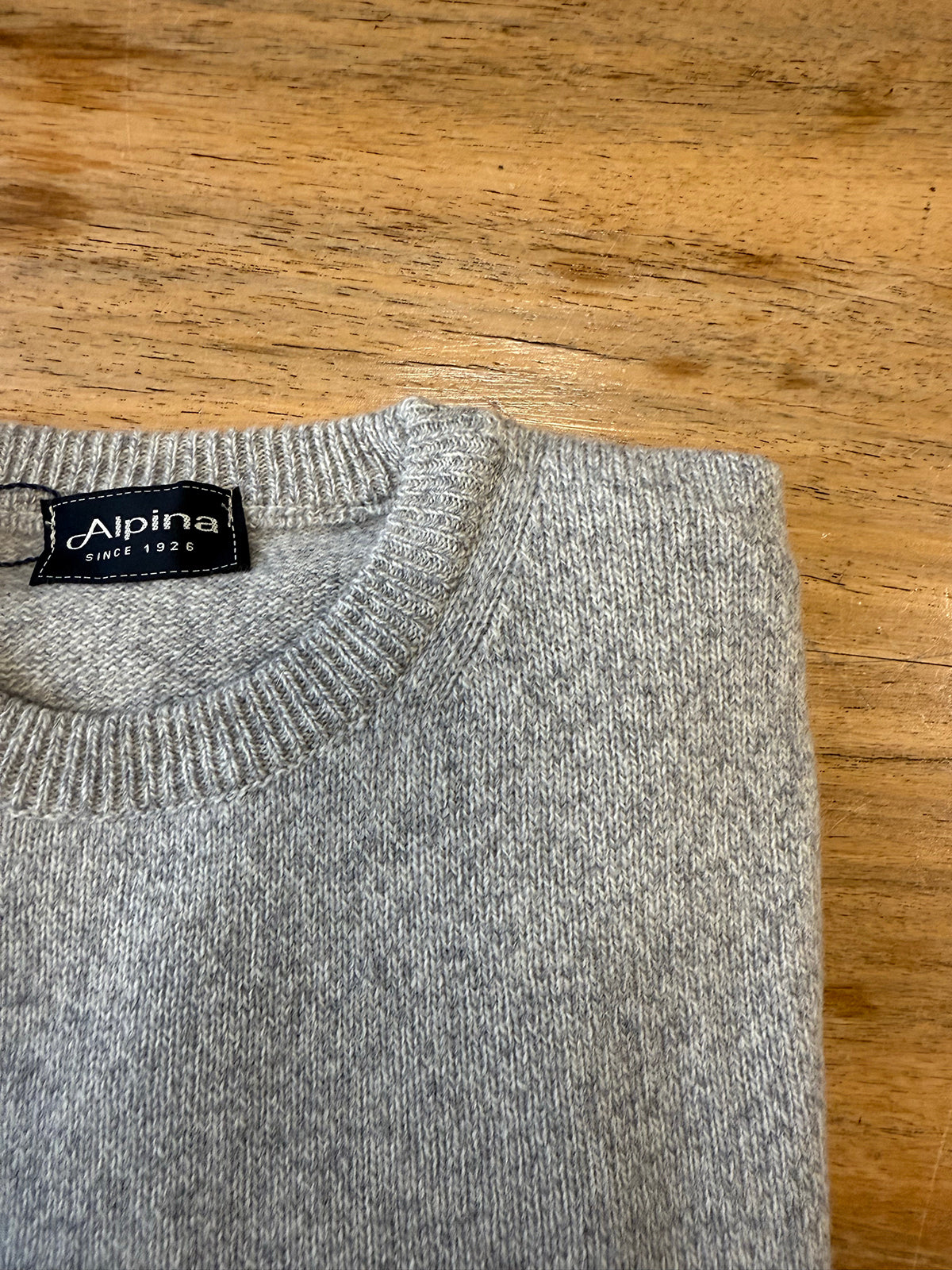 Maglia mouline' in pura lana