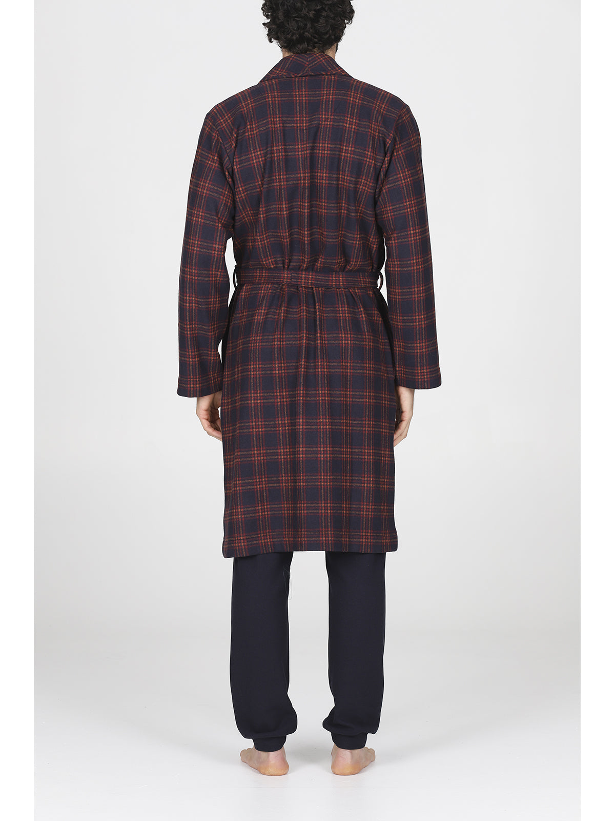 Calda vestaglia in jacquard di cotone