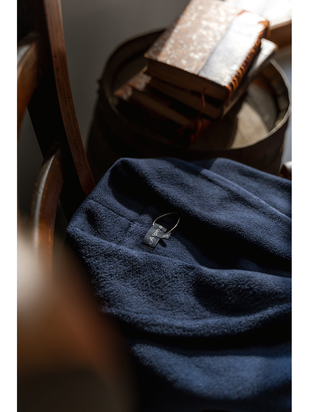 Giacca da camera abbottonata Blu Alpina