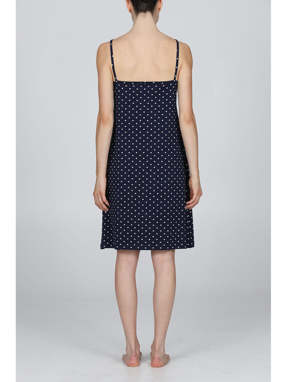 Fresca Camicia Da Notte Con Bretelline