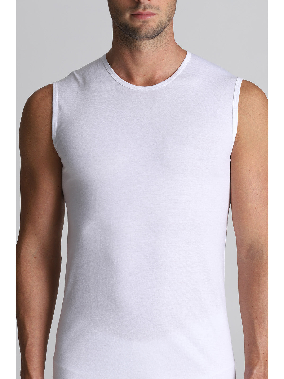 Rete Trasparente Senza Maniche Maglietta Intima Uomo Jogal In Rete