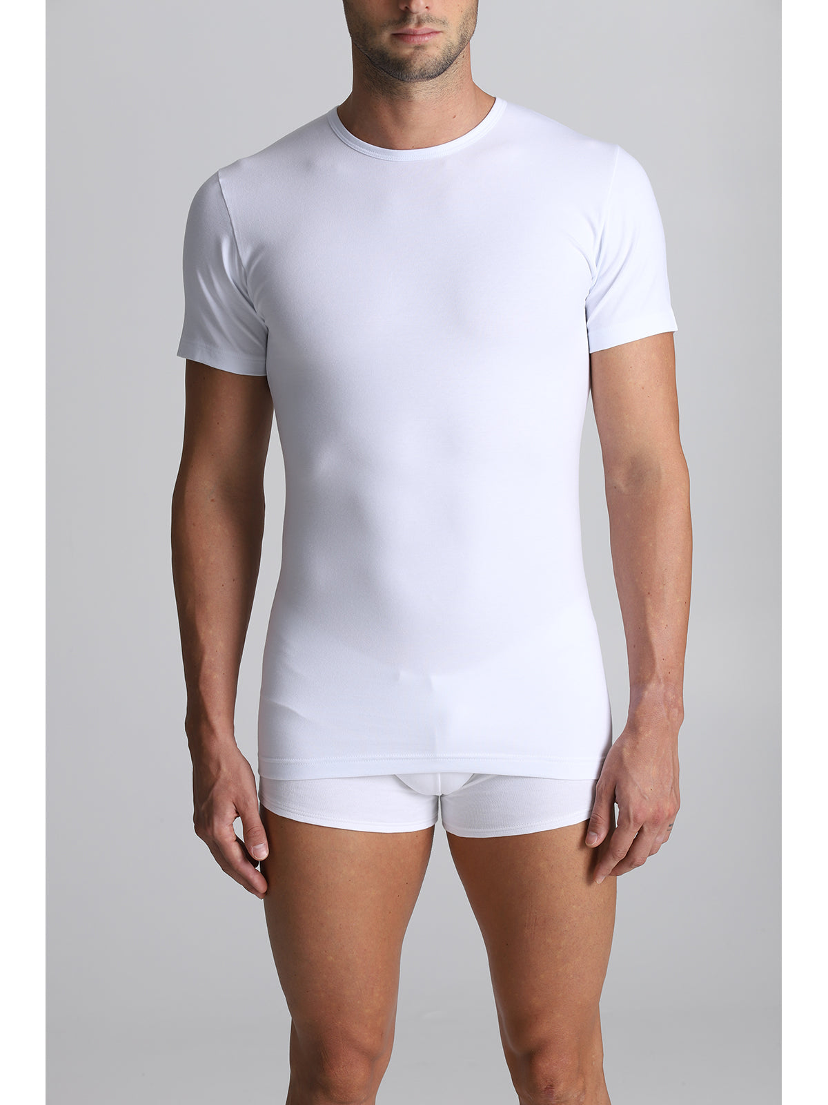 Maglietta in caldo cotone elasticizzato Alpina