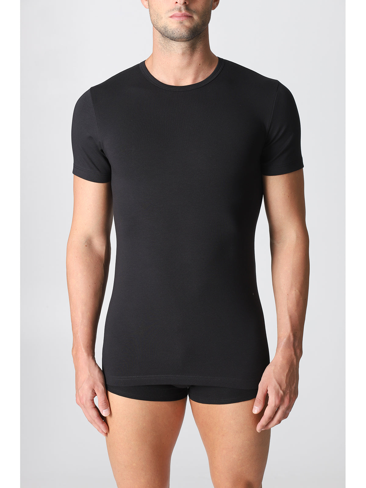 Maglietta in caldo cotone elasticizzato Alpina