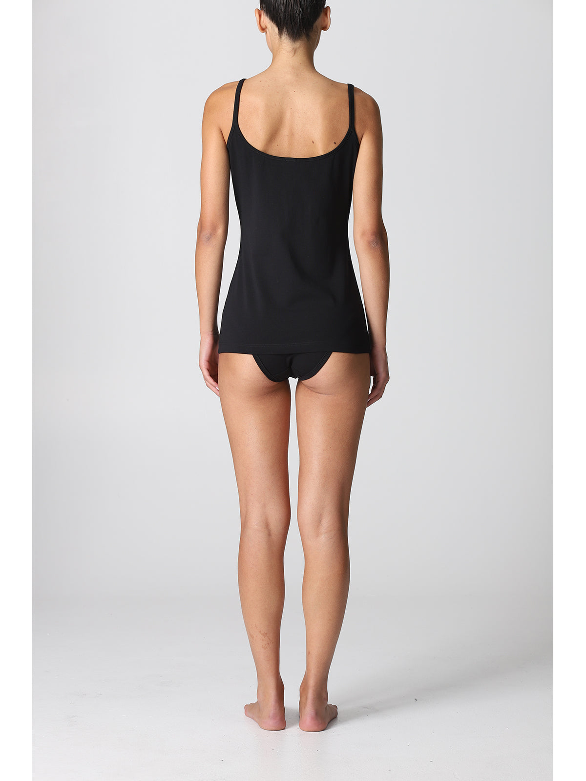 Canotta top in cotone elasticizzato Alpina