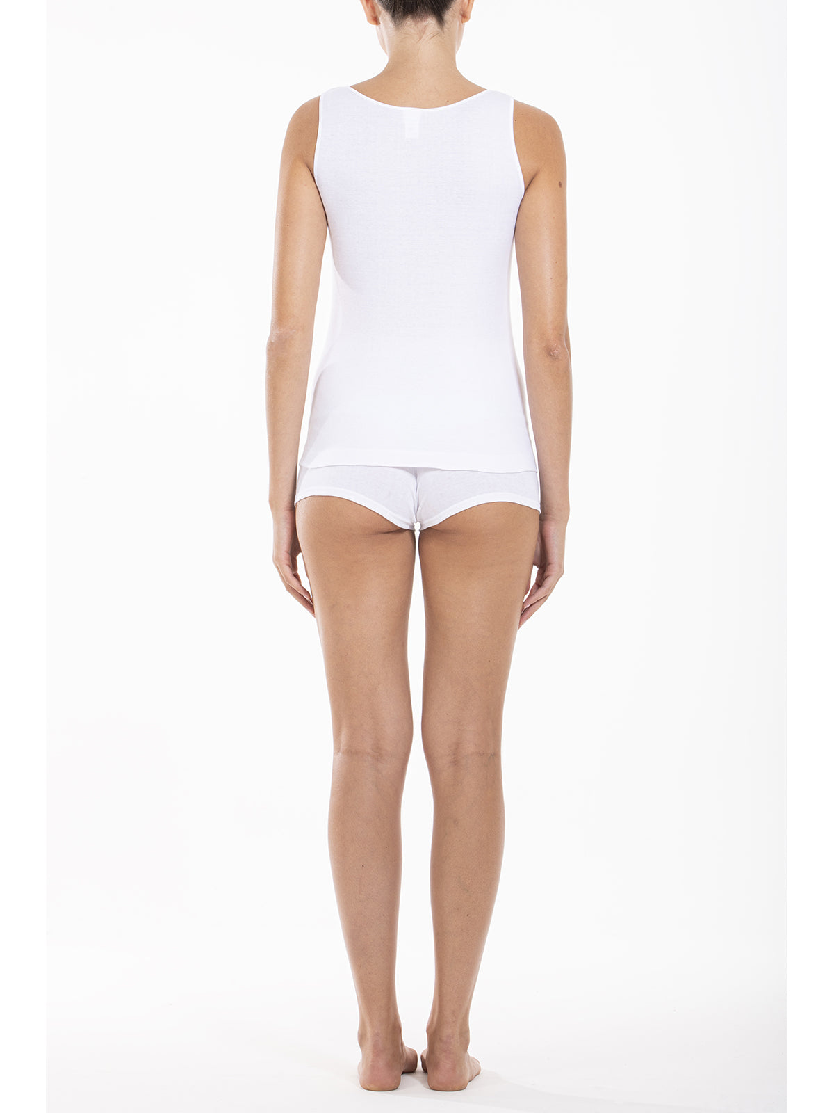 Canotta Con Delicato Pizzo Macrame