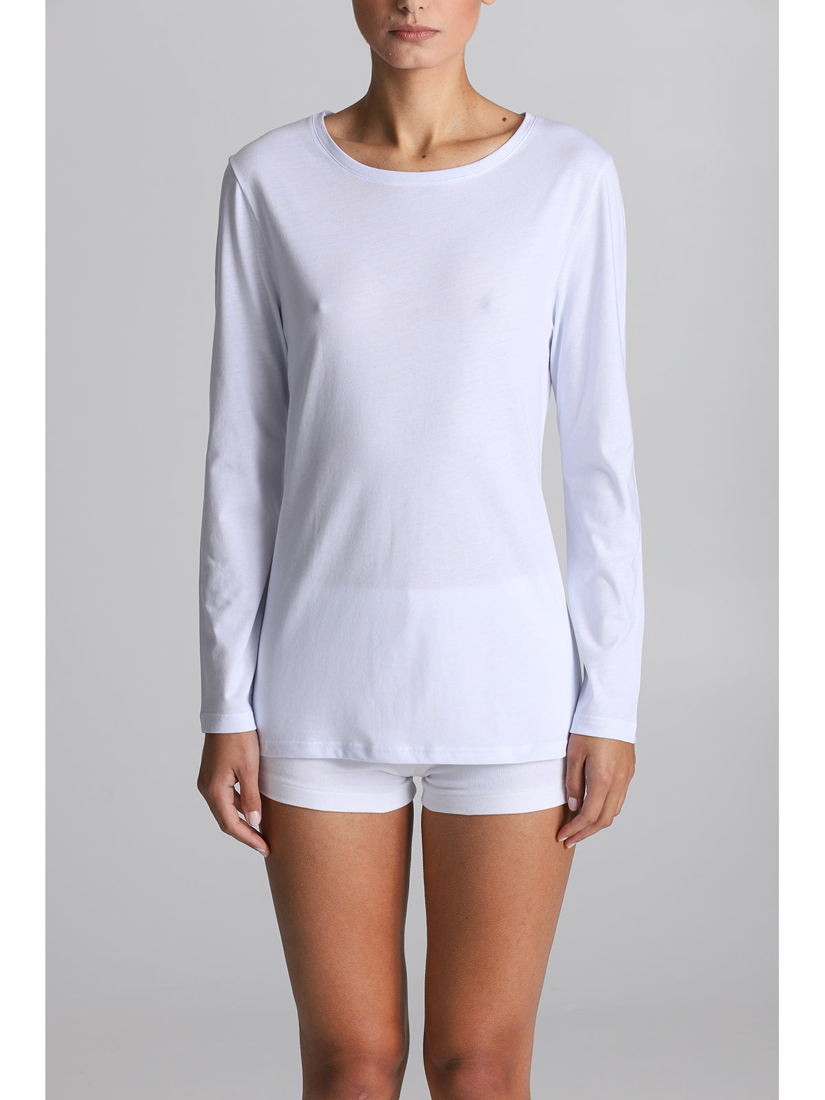 Maglietta manica lunga in puro cotone Alpina