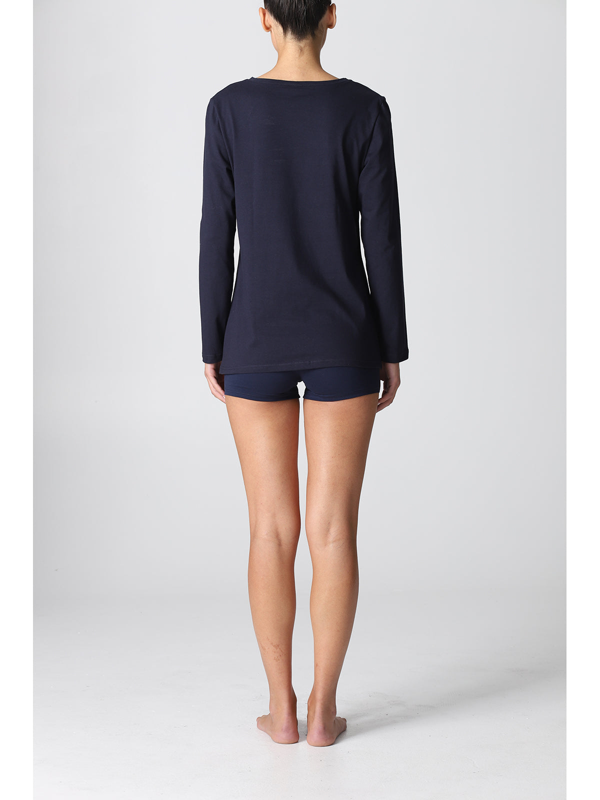 Maglietta manica lunga in puro cotone Alpina