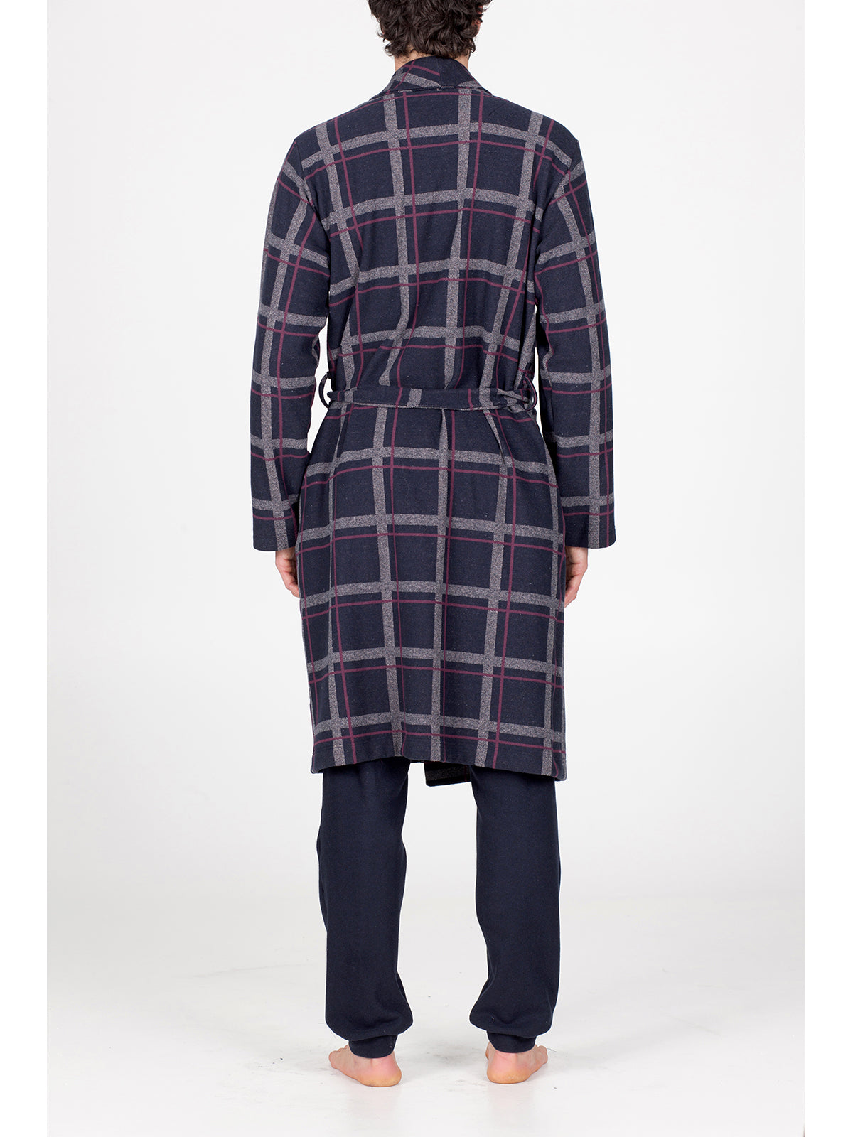 Vestaglia in jacquard di cotone Alpina