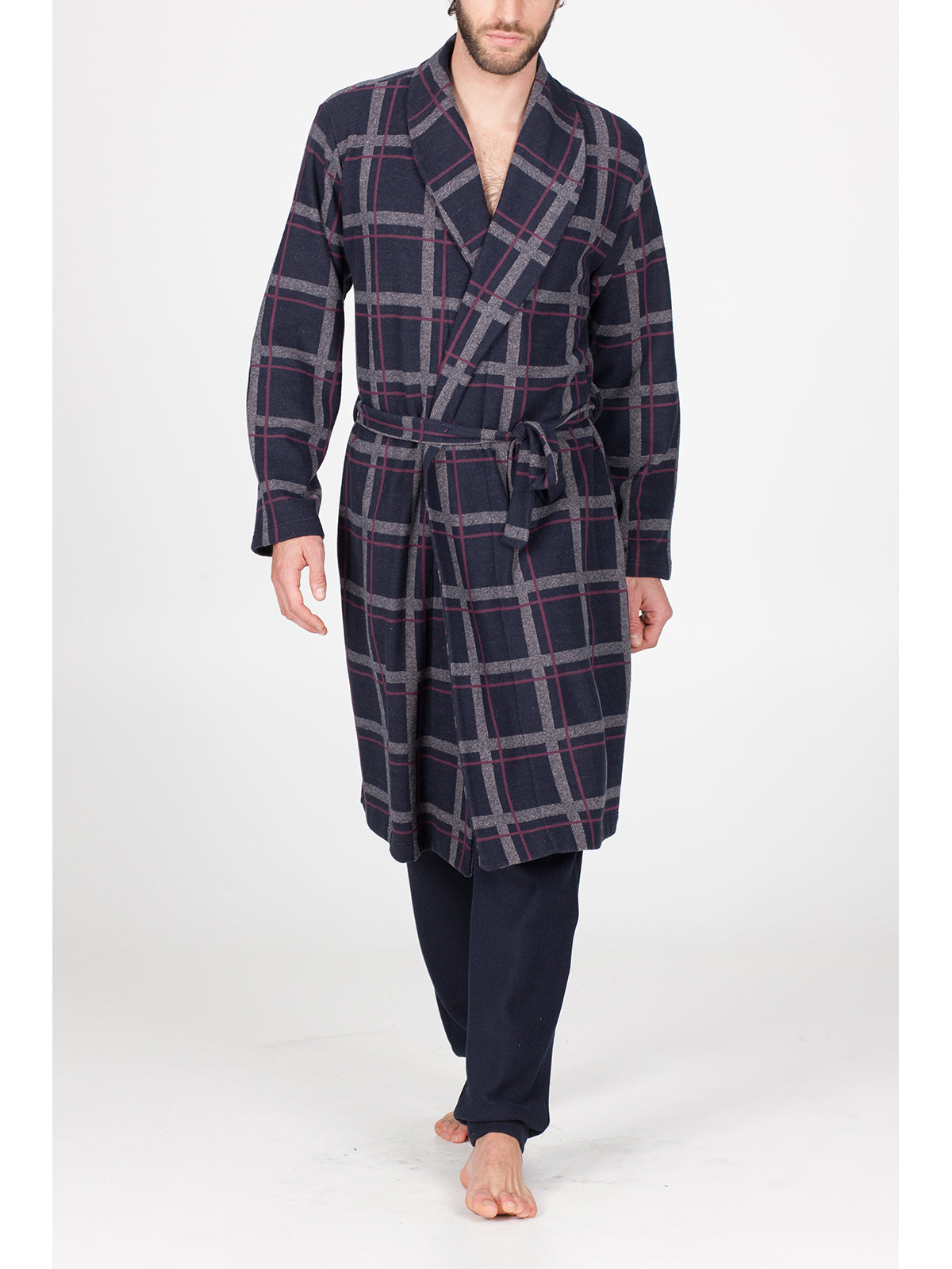 Vestaglia in jacquard di cotone Alpina