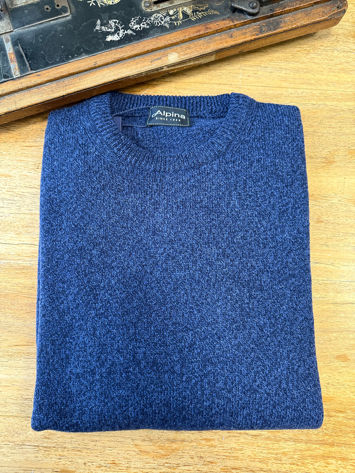 Maglia mouline' in pura lana