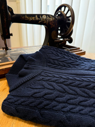 Maglia girocollo in pura lana