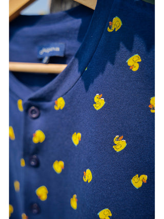 Pigiama corto in puro cotone