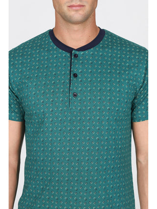 Fresco Pigiama In Puro Cotone Pettinato