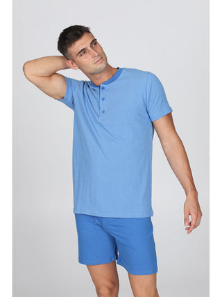 Pregiato Pigiama Corto Tinto Filo