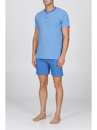 Pregiato Pigiama Corto Tinto Filo