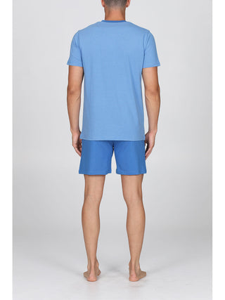 Pregiato Pigiama Corto Tinto Filo