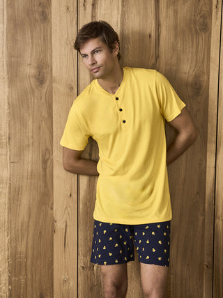 Pigiama corto in fresco cotone