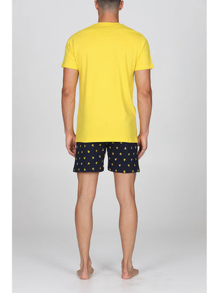 Pigiama Corto In Fresco Cotone