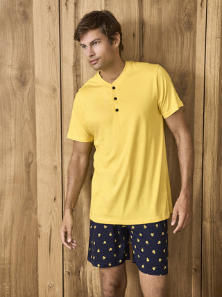 Pigiama Corto In Fresco Cotone