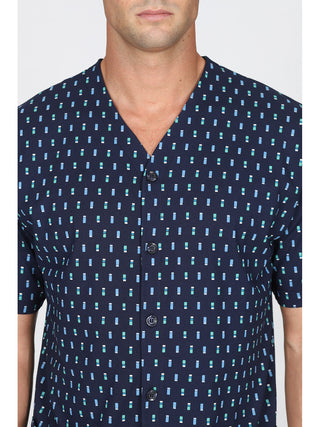 Pigiama 3 Pezzi In Fresco Puro Cotone