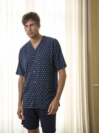 Pigiama 3 pezzi in fresco puro cotone