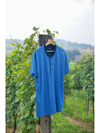 Pigiama Corto In Puro Cotone Pettinato