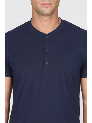 Pigiama Corto In Fresco Jersey Di Puro Cotone