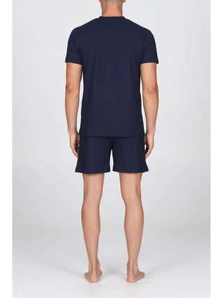 Pigiama Corto In Fresco Jersey Di Puro Cotone