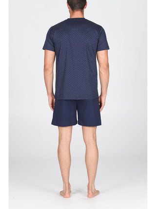 Pigiama Corto In Jersey Di Puro Cotone