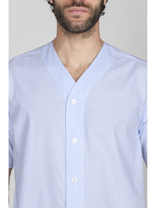 Pigiama corto in popeline di puro cotone