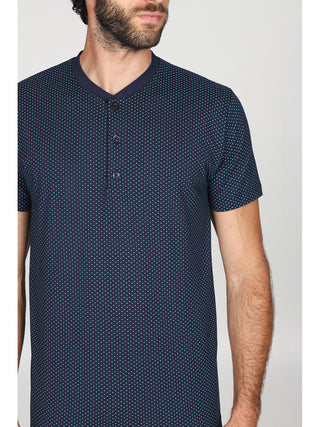 Pigiama corto serafino Micro Turc Alpina