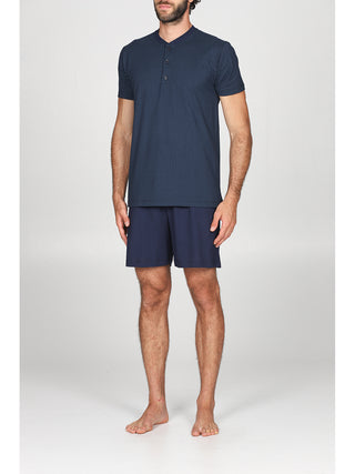 Pigiama corto serafino Micro Turc Alpina