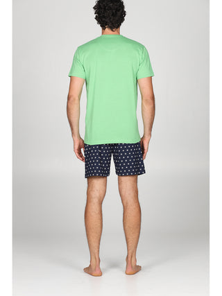 Pigiama corto serafino  con giacca unita Sport Alpina