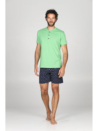 Pigiama corto serafino  con giacca unita Sport Alpina