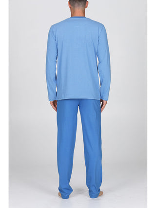 Pregiato Pigiama Lungo Tinto Filo