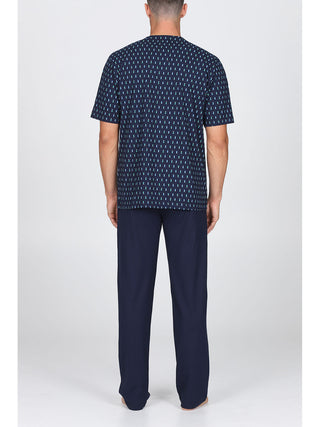 Pigiama 3 Pezzi In Fresco Puro Cotone