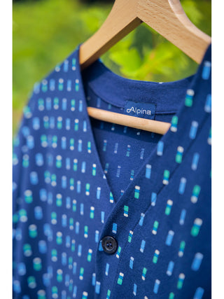 Pigiama 3 Pezzi In Fresco Puro Cotone