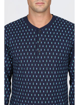 Fresco Pigiama In Jersey Di Cotone Pettinato