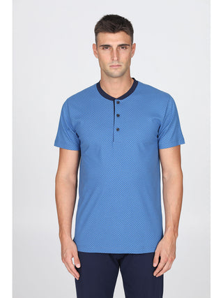 Pigiama 3 Pezzi In Fresco Puro Cotone