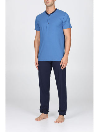 Pigiama 3 Pezzi In Fresco Puro Cotone