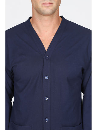 Pigiama Aperto In Fresco Jersey Di Puro Cotone