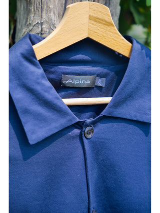 Pigiama Aperto In Pregiato Jersey Di Cotone Mercerizzato