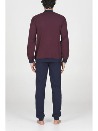 Pigiama con bordi in morbido interlock di cotone