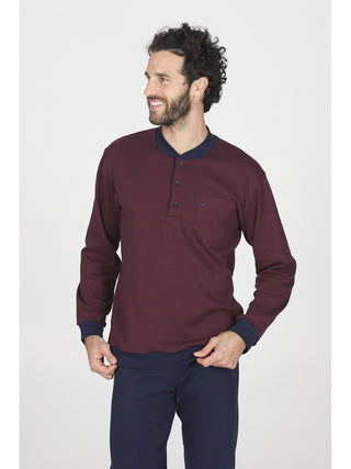 Pigiama con bordi in morbido interlock di cotone