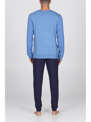 Pigiama Lungo In Morbida Viscosa