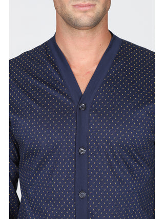 Pigiama Cardigan In Jersey Di Puro Cotone