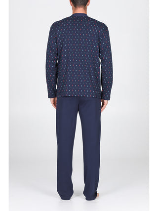 Fresco Pigiama Cardigan In 100% Cotone