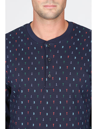 Pigiama Con Bordi In Cotone Traspirante