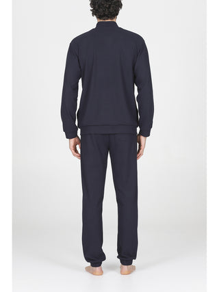 Completo notte in cotone jacquard