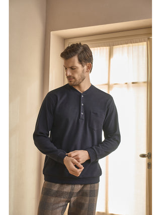 Pigiama cotone jacquard invernale